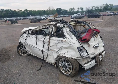 2012 Fiat 500C Pop from USA, damaged, VIN 3C3CFFDR6CT127872